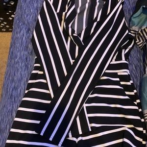 striped romper
